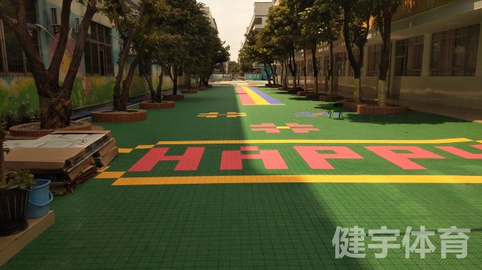 深圳市宝安区福海幼儿园悬浮地板安装工程