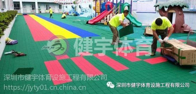幼儿园悬浮地板安装工程_案例工程_深圳市龙华区美嘉幼儿园悬浮地板安装施工