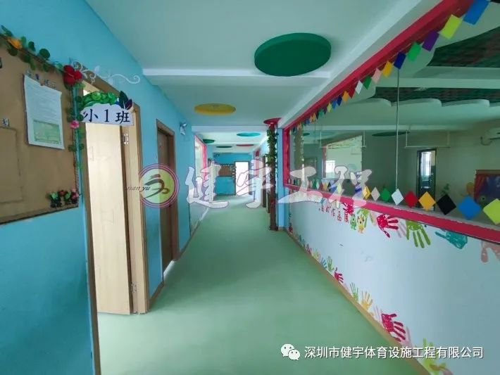 室内PVC地胶工程-惠州市惠阳区秋长金秋幼儿园教室地面施工